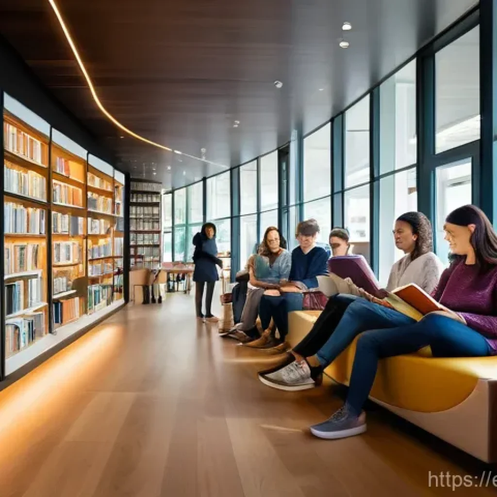 블록체인 기반 도서 대출 - **Prompt: Global Access to Knowledge via Decentralized Book Lending**
"A vibrant, high-angle pan...